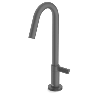 Torneira Para Lavatório De Mesa Bica Baixa Logic Grafite Matte A5A372GNGC