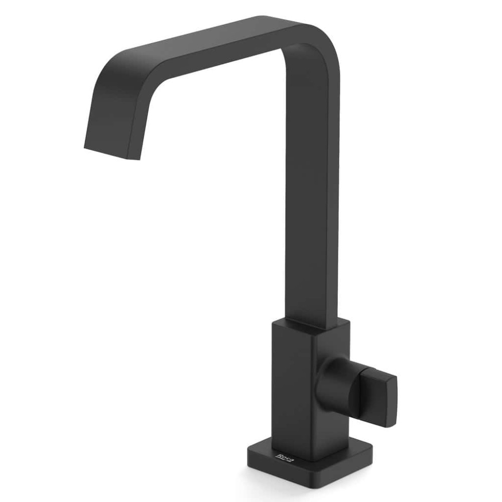 Torneira Lavatorio Mesa Bica Alta Virtus Matte Black A5A379DNBC - Roca