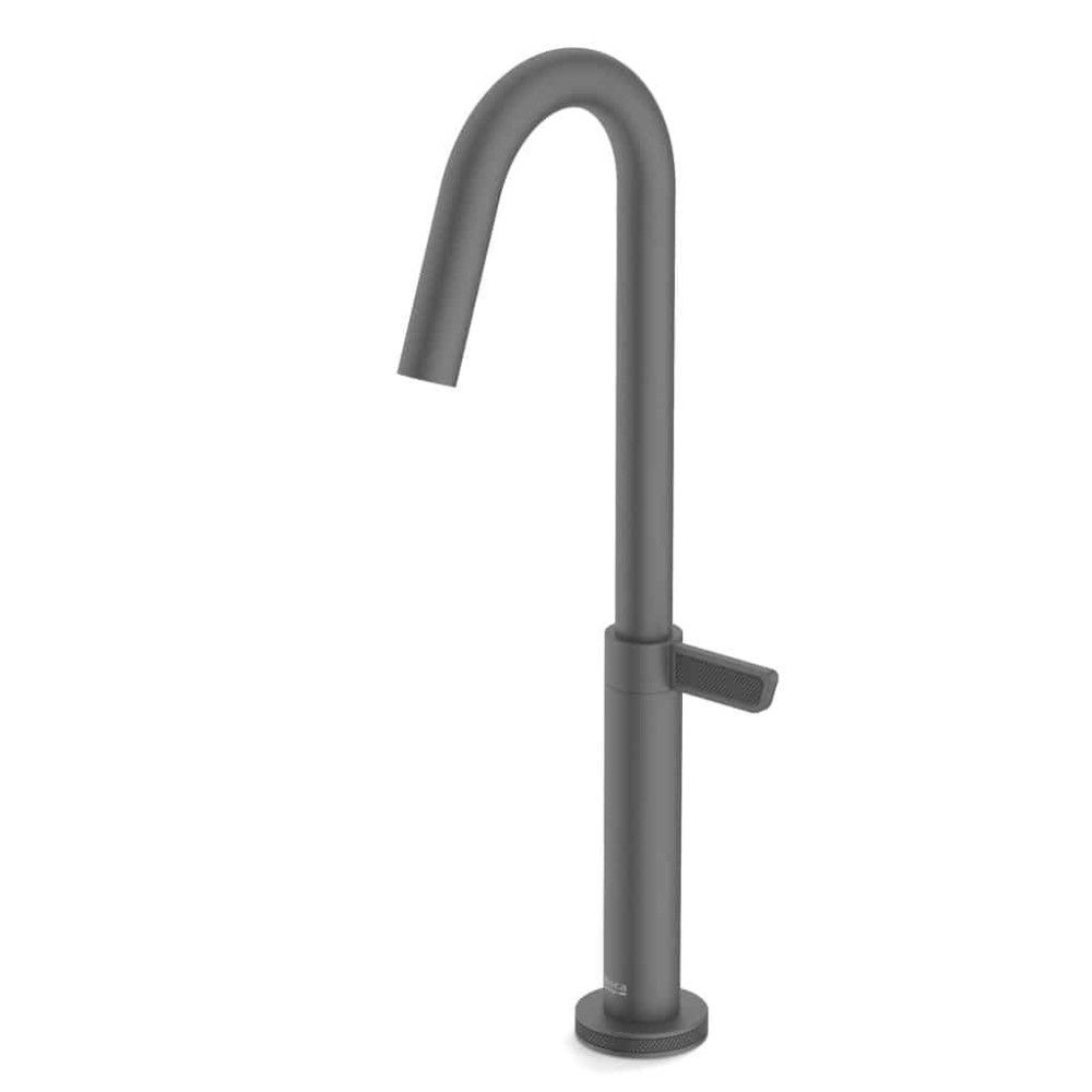 Torneira Para Lavatório De Mesa Bica Alta Logic Grafite Matte A5A3A2GNGC - Roca