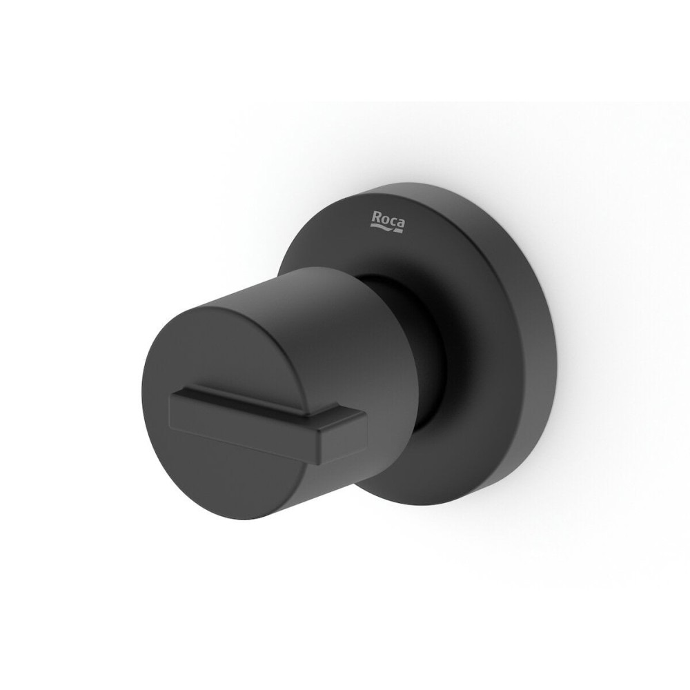 Acabamento de Registro Singles One Black Matte Base Deca Pequeno A5A817FNBC - Roca