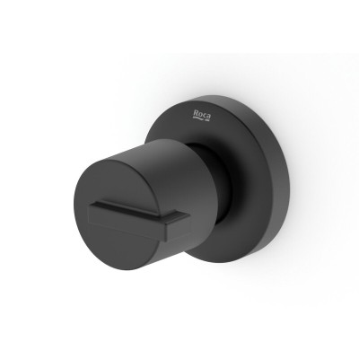 Acabamento de Registro Singles One Black Matte Base Deca Pequeno A5A817FNBC Roca