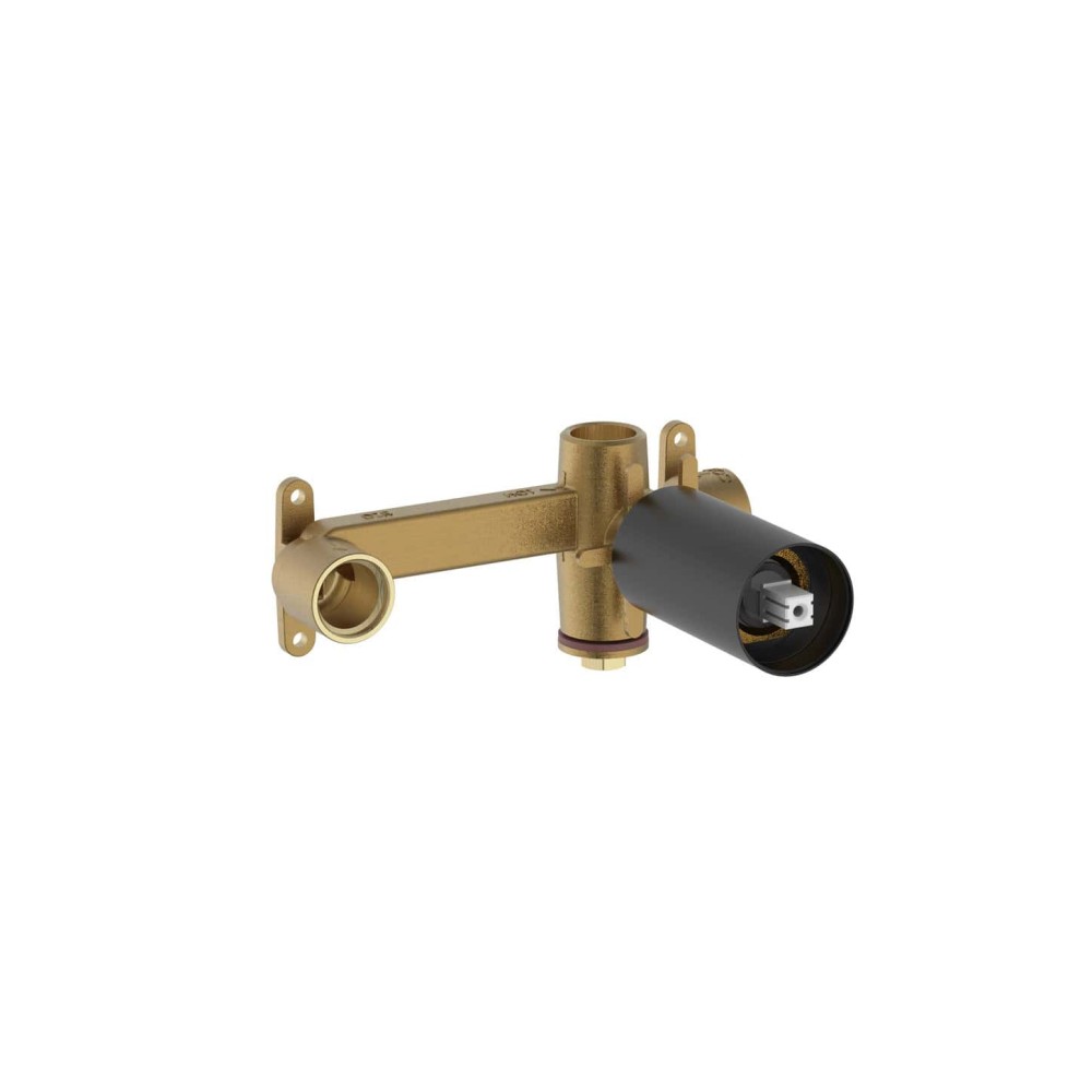Base de embutir Monocomando Lavatório Parede Insígnia Black Matte A5E3501NB0 - Roca