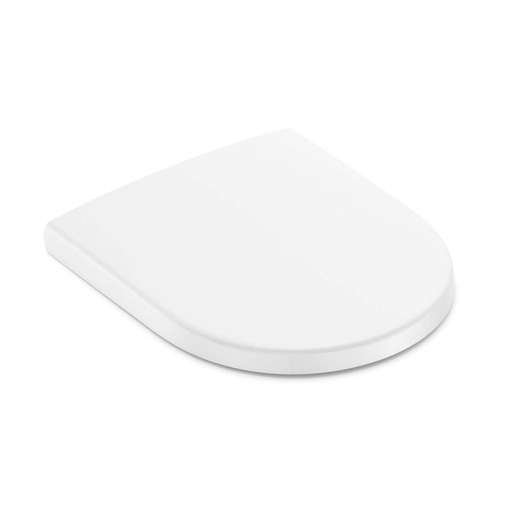 Assento PP com Queda Amortecida Quick Release Nexo Branco Brilhante A801642003 - Roca