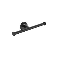 Papeleira Dupla Hotels Round Matte Black A817583C40 Roca