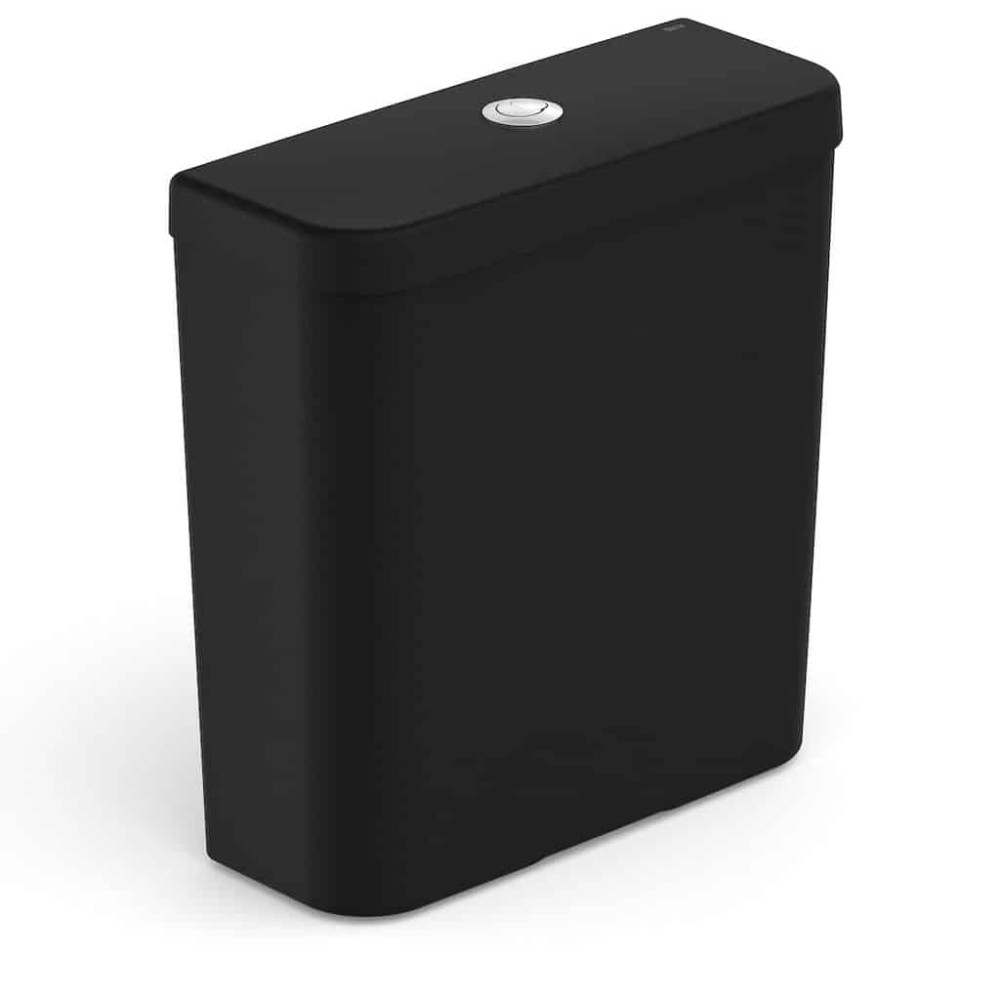 Caixa Acoplada Duplo Acionamento Gap Black Matte B341470088 - Roca
