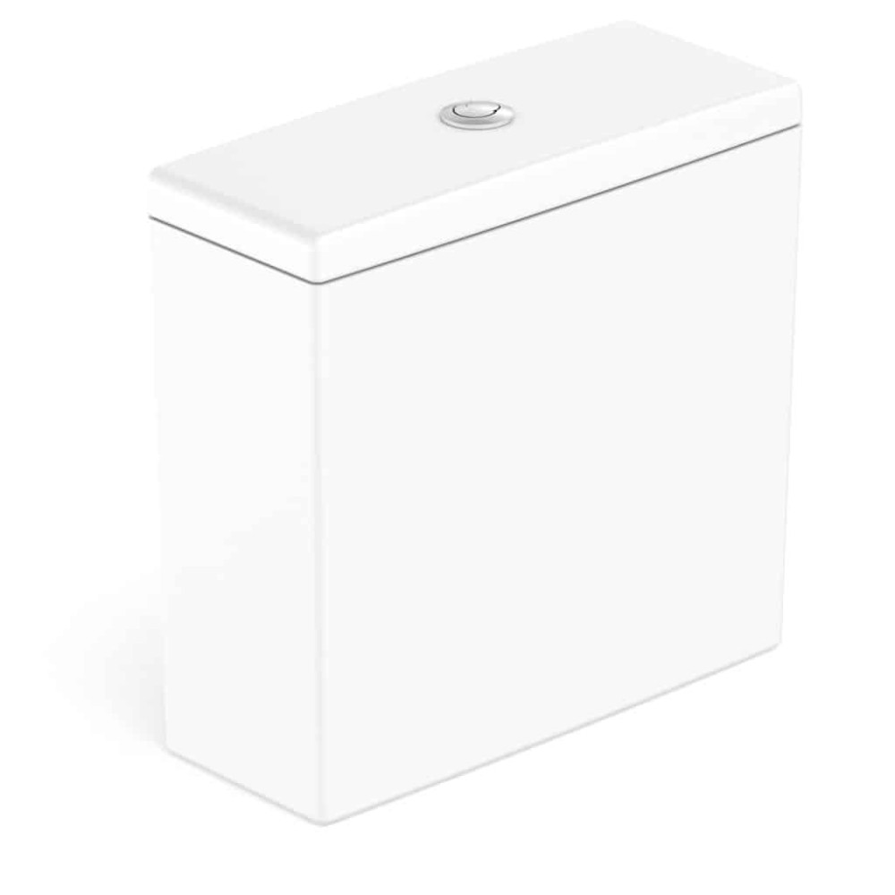 Caixa para Acoplar 3/6 Litros Inspira Branco Brilhante B341787000 - Roca