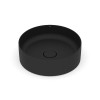 Cuba Apoio Redonda 390mm Sem Mesa T2 Terra Black Matte A32787N080 - Roca - vista 4