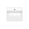 Cuba Apoio 350X350mm com Mesa T8 Terra Branco Brilhante A32787W000 - Roca - vista 4
