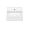 Cuba Apoio 350X350mm com Mesa T8 Terra Branco Matte A32787W620 - Roca - vista 3