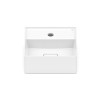 Cuba Apoio 300X300 Com Mesa T7 Terra Branco Brilhante A32787X000 - Roca - vista 4