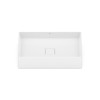 Cuba Apoio Retangular 510X360mm Sem Mesa T6 Terra Branco Matte A32787Z620 - Roca - vista 4