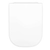 Assento Termofixo com Queda Amortecida Gap Branco Brilhante A801472004 - Roca - vista 2