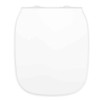Assento PP com Queda Amortecida Square E Debba Classic Branco Brilhante A8019B2005 - Roca - vista 4