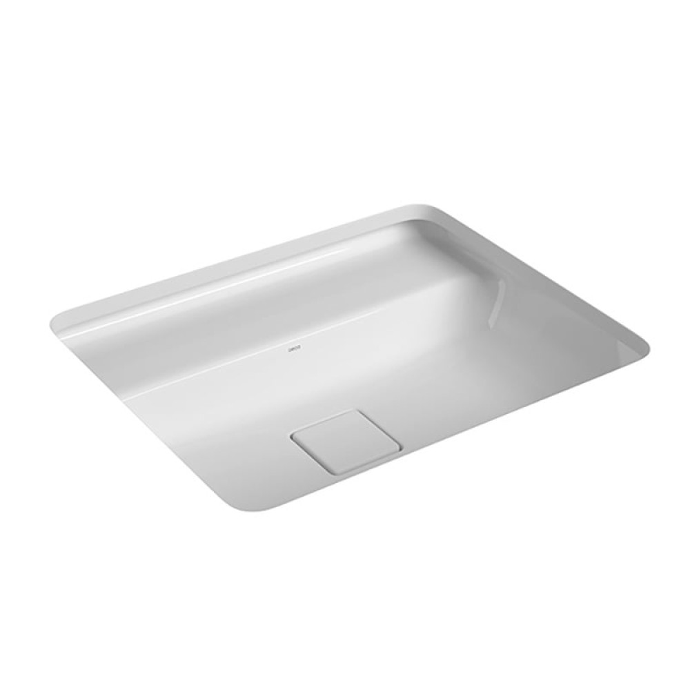 Cuba Slim Retangular de Embutir com Mesa 50cm Branco L.33050.M.17 - Deca