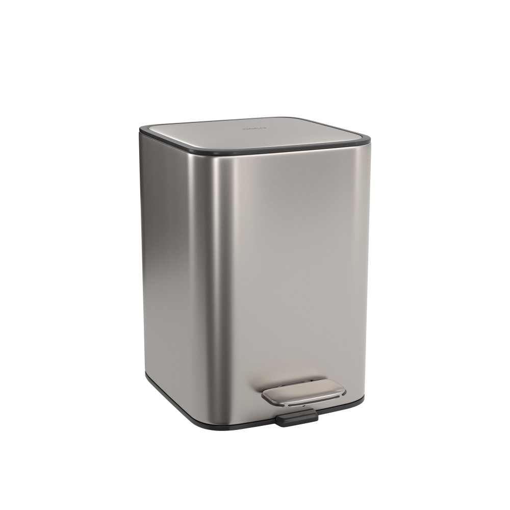 Lixeira Quadrada Inox com Pedal 5L 1005.QUA.5.INX - Deca