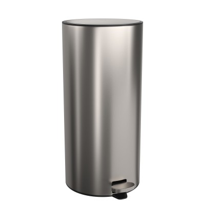 Lixeira Redonda Inox com Pedal 30L Deca 1005.RED.30.INX