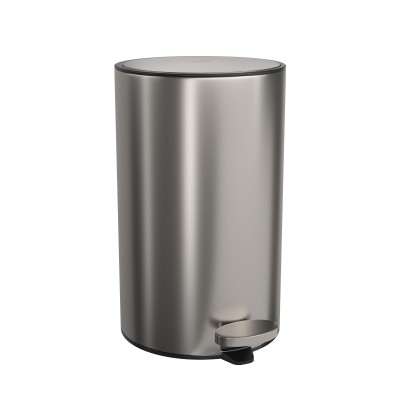 Lixeira Redonda Inox com Pedal 8L Deca 1005.RED.8.INX
