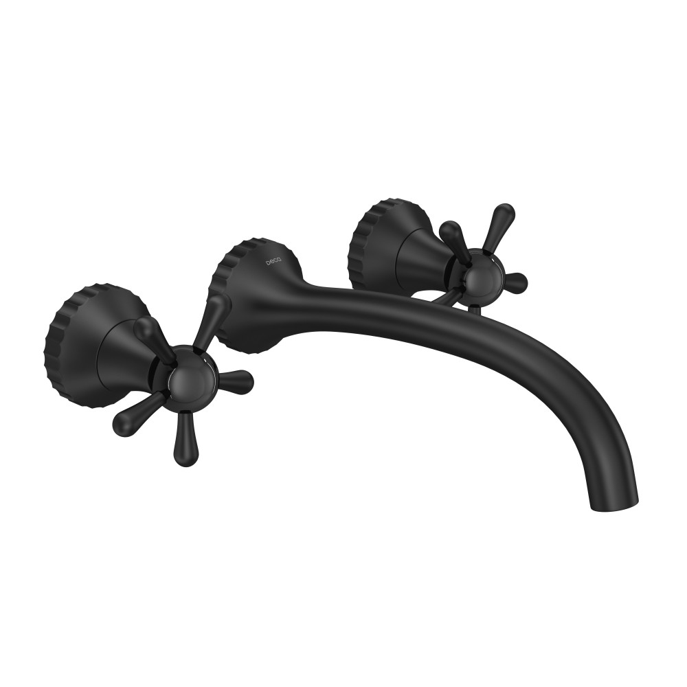 Misturador Lavatório Parede Perola Black Matte 1878.BL108.MT - Deca