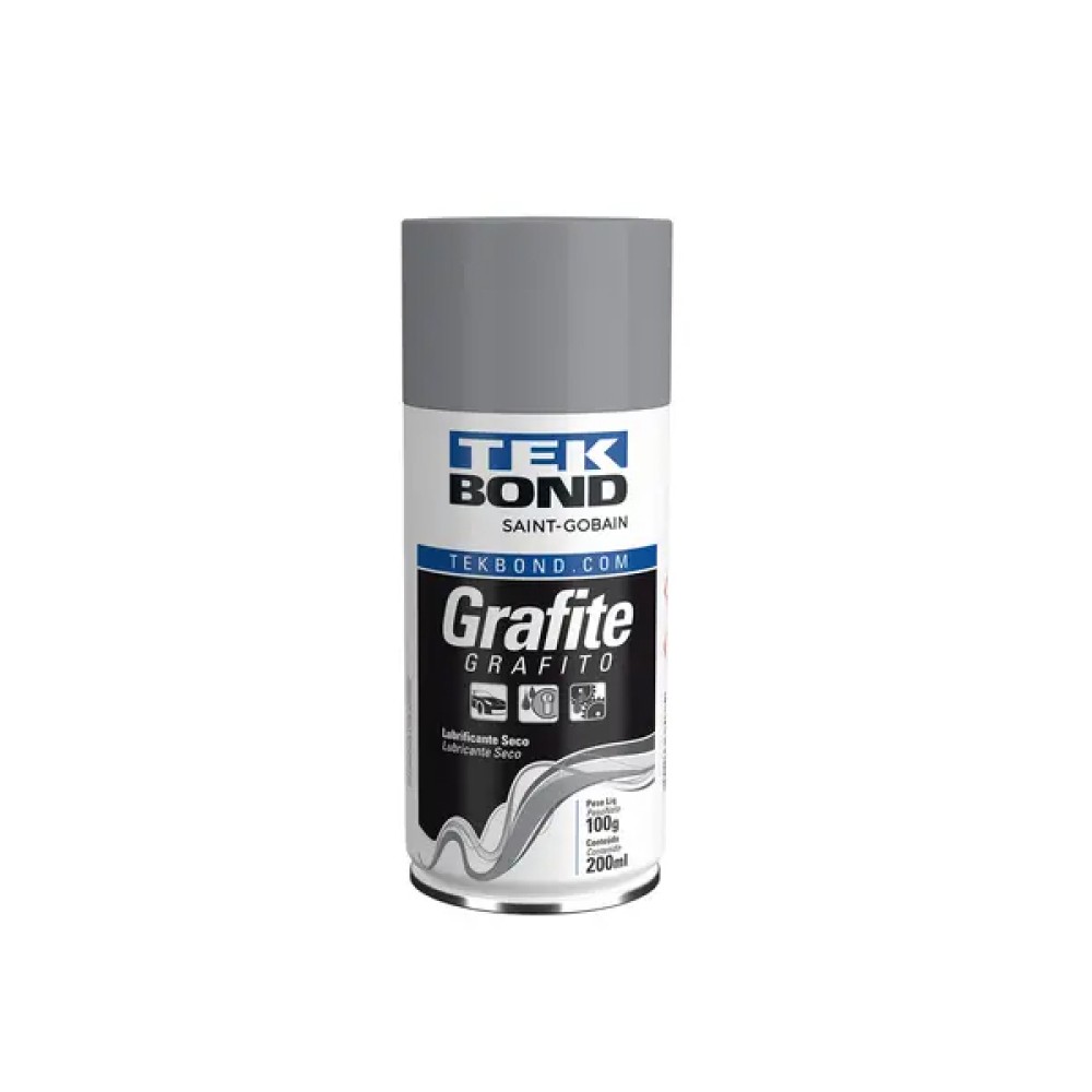 Spray Grafite Seco Lubrificante 200ml - Tekbond