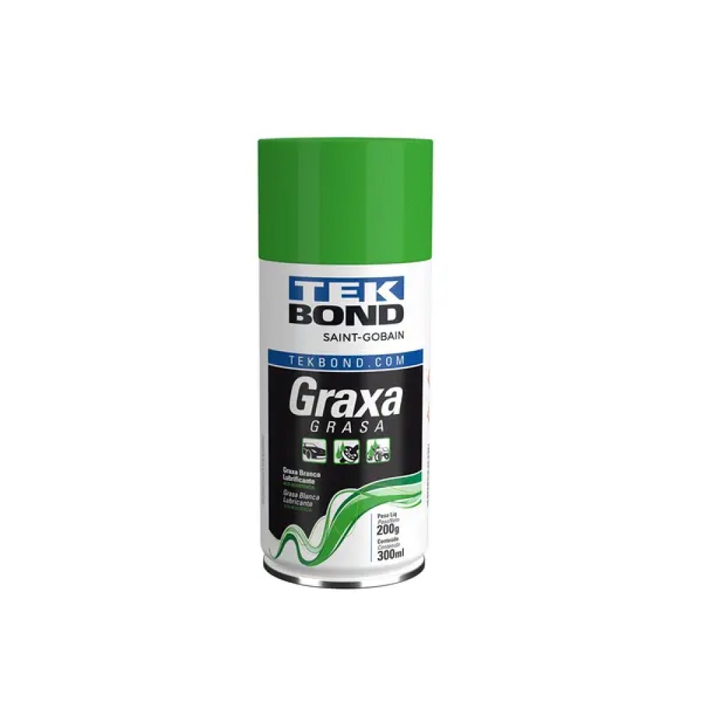 Spray Graxa Branca 300ml / 200g - Tekbond