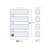 Toalheiro Térmico Smart Easy-IV Cinza 127V Thermolux - vista 5