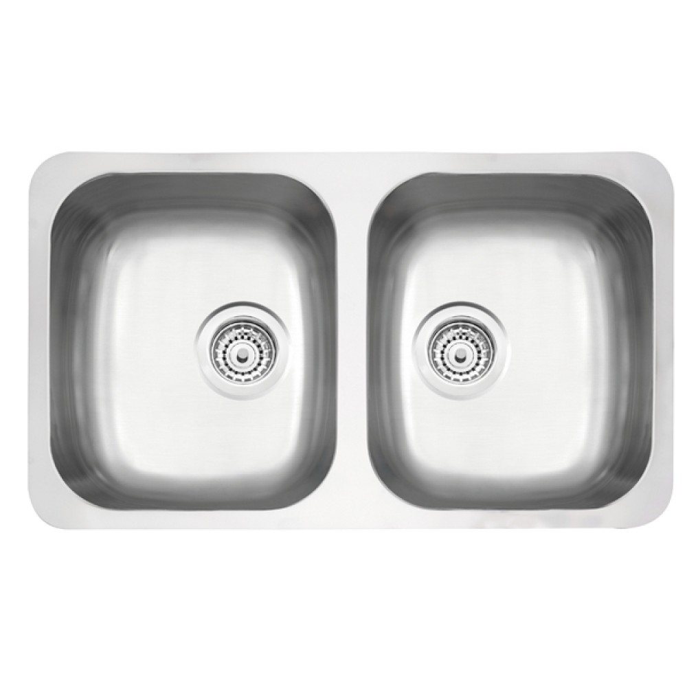 Cuba Embutir Isis Plus 2C 34 BL Inox Escovado - Tramontina