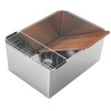 Tanque Jumbo Acabamento Acetinado 106 L C/ Acessorios 94095/142 - Tramontina - vista 2