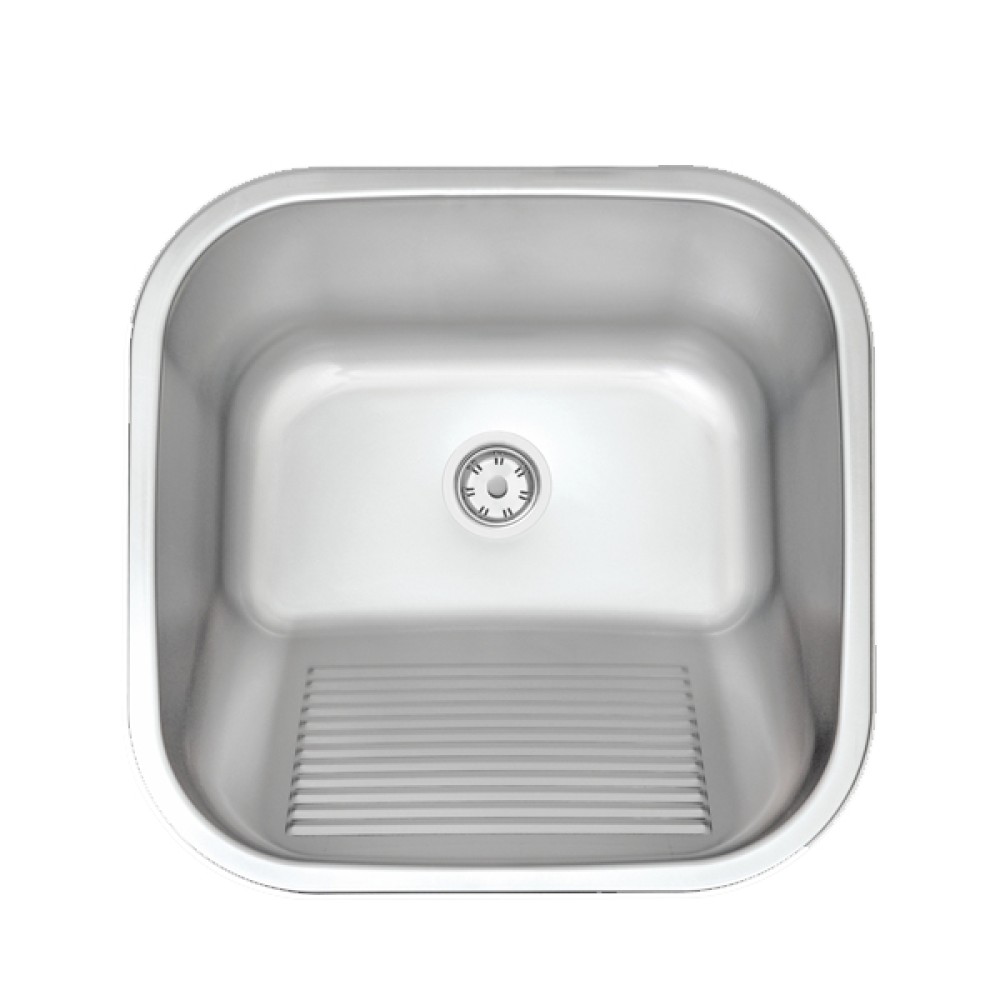 Tanque Inox 40x40 de Encaixe/Embutir Escovado 94403/107 - Tramontina