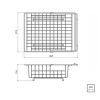 Cesta Inox Rentangular Regulavel 94528/030 - Tramontina - vista 4