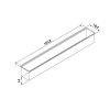 Calha Umida 105 cm Aço Inox 94534/003 - Tramontina - vista 2