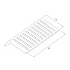 Escorredor Aço Inox 30x16 cm P/ Calha Umida 94534013 - Tramontina - vista 2