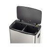 Lixeira Octos Aço Inox com 02 Baldes Removíveis e Pedal 15L + 15L 94544/430 - Tramontina - vista 3