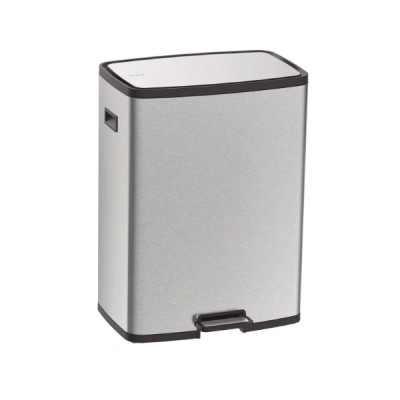 Lixeira Octos em Aço Inox com Balde Removível e Pedal 45L Tramontina 94544445