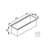 Calha Umida 45 cm Aço Inox 94534/000 - Tramontina - vista 2