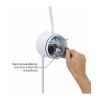 Chuveiro Elétrico Moment Eletrônico Branco 220V/6800W - Zagonel - vista 3