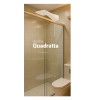 Chuveiro Elétrico Quadratta Eletrônico Branco 220V/7700W - Zagonel - vista 4