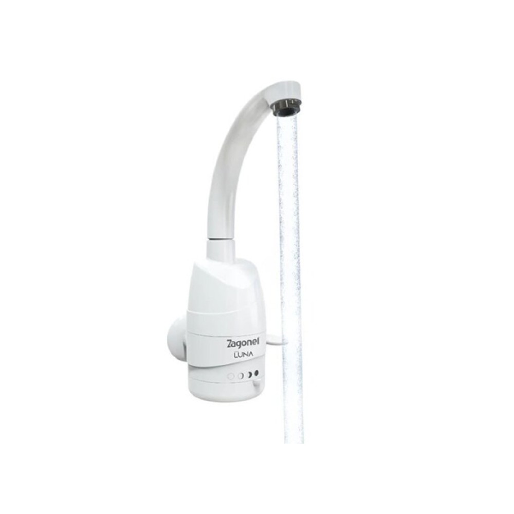 Torneira Elétrica de Parede Luna 4T Branca 220V/5500W - Zagonel