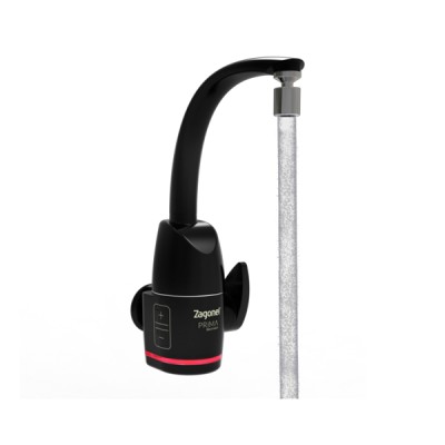 Torneira Elétrica de Mesa/Parede Prima Touch Preta 220V/5500W Zagonel