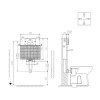 Caixa de Descarga Embutida Mecanica Alvenaria/Drywall Bacia Piso 2500.CX.MC.AF - Deca - vista 2
