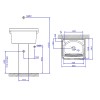 Tanque 22 Litros 500X380 mm TQ.01.17 - Deca - vista 2