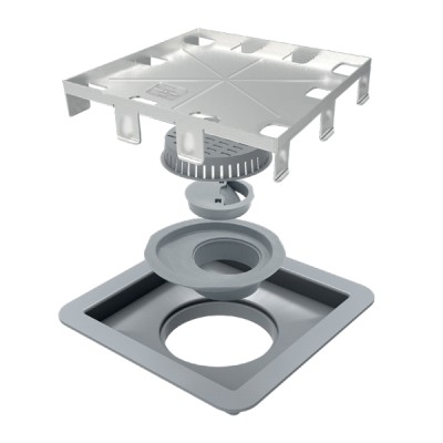 Ralo Linear Elleve Square Tampa Oculta 15 x 15 cm - 209