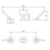 Misturador Bide Stick 1895.C84 - Deca - vista 2