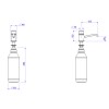 Dispensador para sabão líquido decamatic 2015.C - Deca - vista 2