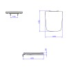 Assento Plastico SlowClose Clean AP.465.17 - Deca - vista 2