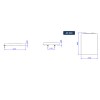 Assento termofixo C/Slow Close/Easy Clean Quadratta AP.446.17 - Deca - vista 2