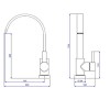 Misturador Monocomando Cozinha Polo 2270.C33 - Deca - vista 2