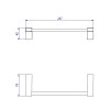 Porta toalha Barra 20 cm LIV 2040.C22.020 - Deca - vista 2