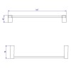 Porta toalha Barra 30 cm LIV 2040.C22.030 - Deca - vista 2