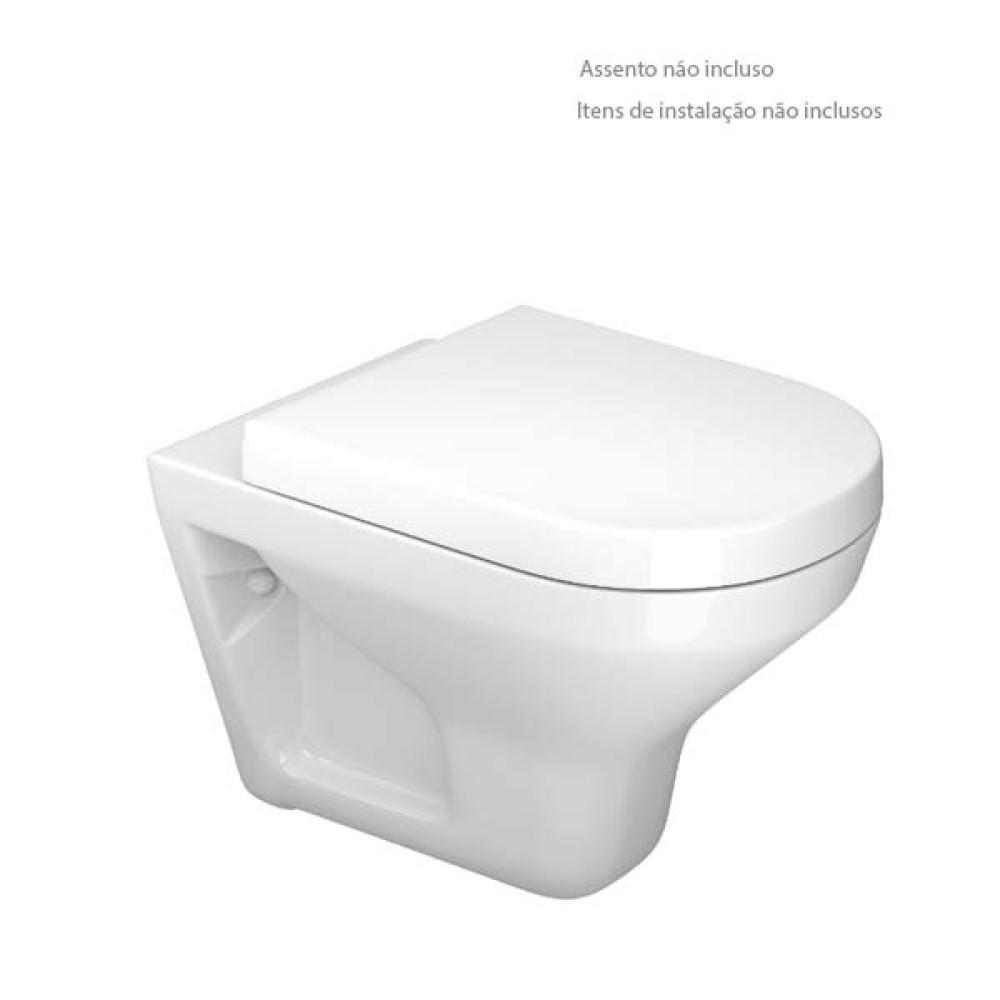 Bacia Convencional Suspensa Com Saida Horizontal Nuova P.132.17 - Deca